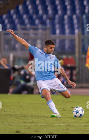 Mauricio (Lazio), 18 agosto 2015 - Calcio : UEFA Champions League Play-Off gamba 1° match tra SS Lazio 1-0 Bayer 04 Leverkusen allo Stadio Olimpico di Roma, Italia. (Foto di Maurizio Borsari/AFLO) Foto Stock