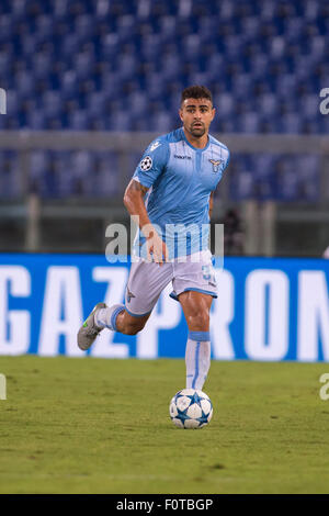 Mauricio (Lazio), 18 agosto 2015 - Calcio : UEFA Champions League Play-Off gamba 1° match tra SS Lazio 1-0 Bayer 04 Leverkusen allo Stadio Olimpico di Roma, Italia. (Foto di Maurizio Borsari/AFLO) Foto Stock