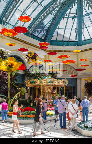 Conservatorio di Bellagio e Giardini Botanici, Las Vegas Foto Stock