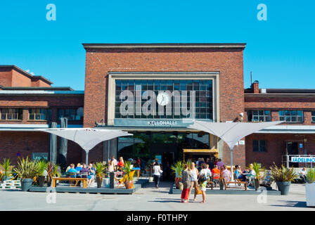 Teurastamo (1933), ex mattatoio ora convertito in ristoranti e spazi eventi, Hermanni disttrict, Helsinki, Finlandia Foto Stock