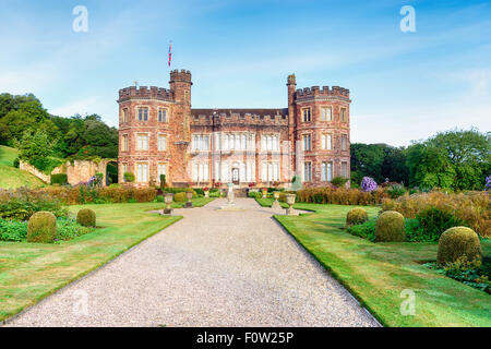 Una casa nobiliare a Mount Edgcumbe in Cornovaglia Foto Stock