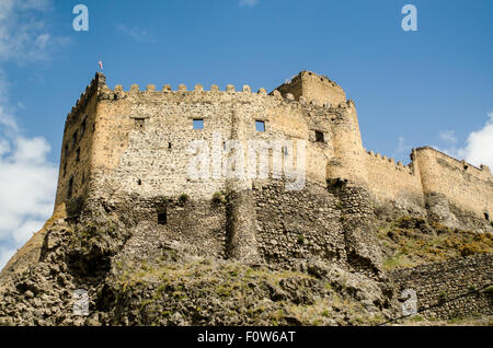 Fortezza di Khertvisi Foto Stock