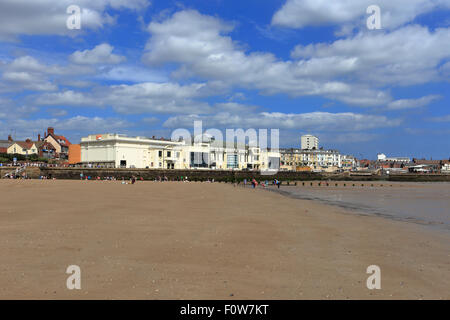 Spa e South Beach, Bridlington, East Yorkshire, Inghilterra, Regno Unito. Foto Stock