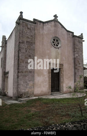 San Nicola di Myra Chiesa, Specchia, Lecce Foto Stock