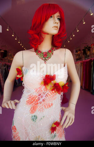 Manichini in vetrine, Melrose Avenue, Los Angeles, California, Stati Uniti d'America Foto Stock