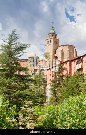 Albarracín, Teruel, Aragona, Spagna Foto Stock