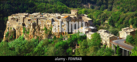 Borghi più belli d'Italia - Calcata Foto Stock