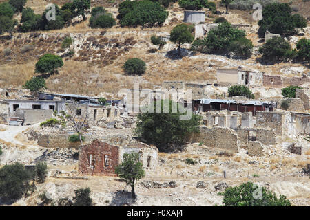 Souskiou villaggio abbandonato nel distretto di Paphos, Cipro Foto Stock