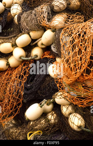 Commerciale di reti da pesca, Squalicum Harbor, Bellingham, Washington Foto Stock