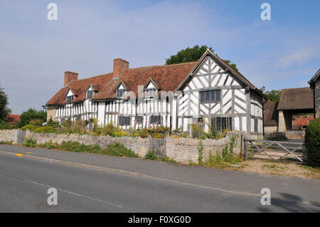 Mary Arden's House in Wilmcote Foto Stock