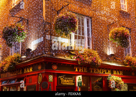 Il Temple Bar di Dublino, Irlanda, Europa Foto Stock