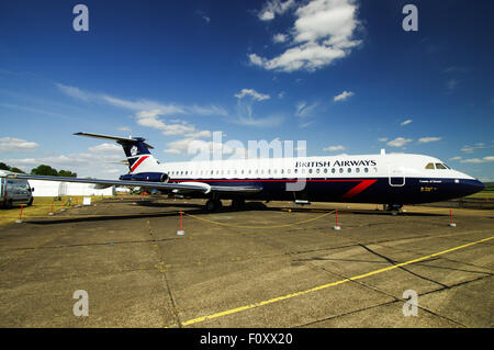 British Airways BAC One-Eleven in Imperial War Museum Duxford Foto Stock