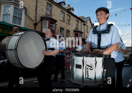 1940s weekend a Llandrindod Wells, Powys, Agosto 2015 Foto Stock