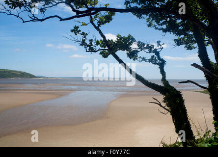 Scotts Bay Llansteffan Carmarthenshire South Wales UK Foto Stock