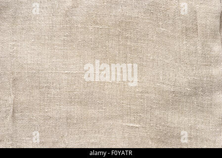 La texture della vecchia tela o stropicciato Foto Stock
