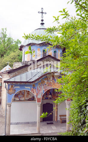 Il monastero Sokolski è una Chiesa Ortodossa Bulgara monastero fondato nel 1833 e chiamato dopo il suo fondatore Yosif Sokolski. Foto Stock