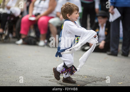 Il Saddleworth Ruschart Festival in Uppermill domenica 23 agosto 2015). Foto Stock