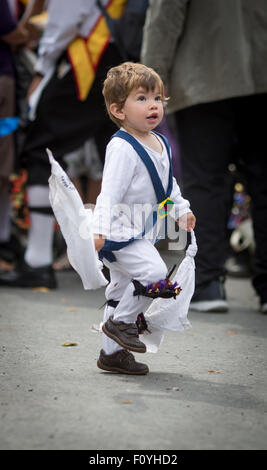 Il Saddleworth Ruschart Festival in Uppermill domenica 23 agosto 2015). Foto Stock