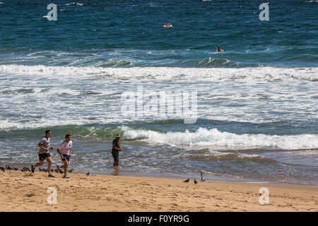 La spiaggia di Viña del Mar, Cile Foto Stock