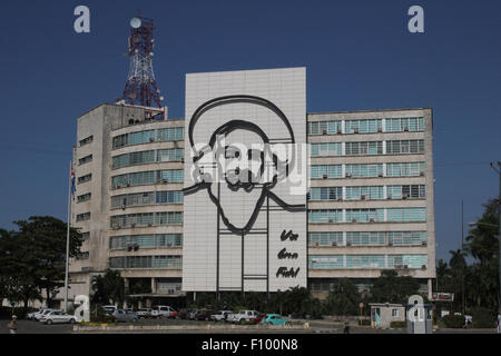 Piazza della Rivoluzione di havana cuba Foto Stock