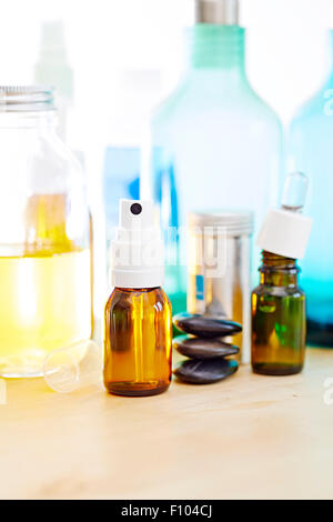 OLIO ESSENZIALE Foto Stock