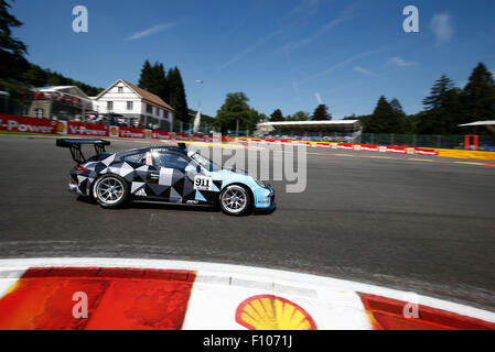 Motorsports: Porsche Mobil 1 Supercup Spa 2015, Patrick Dempsey (USA) Foto Stock