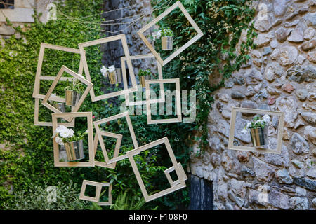 Display floreali a Girona International Flower Show 2015 temps de Flors in Catalogna, Spagna Foto Stock