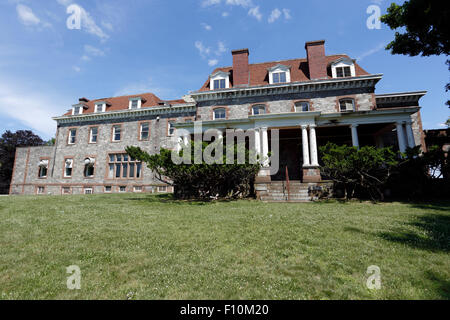 Vista posteriore del Lenoir Mansion Yonkers New York Foto Stock