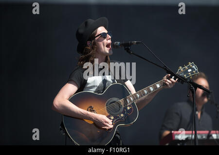 James Bay al V Festival di Chelmsford,Essex,sabato pomeriggio 22 Aug. Foto Stock