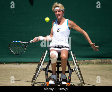 Sabine Ellerbrock (GER),campionati di Wimbledon 2015, Londra, Inghilterra. Foto Stock