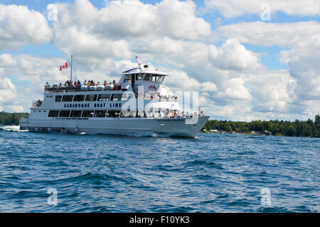 Gananoque Boat Tours nave Foto Stock