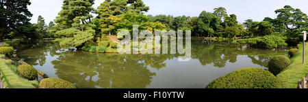 Il Kenroku-en, situato a Kanazawa, Ishikawa, Giappone. Foto Stock