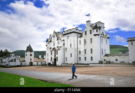 Blair Castle, Blair Atholl, Perthshire Scozia, Glen Garry Foto Stock