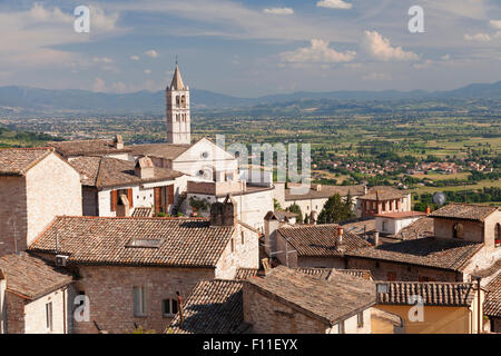 Cattedrale di San Rufino, Assisi, Provincia di Perugia, Umbria, Italia Foto Stock