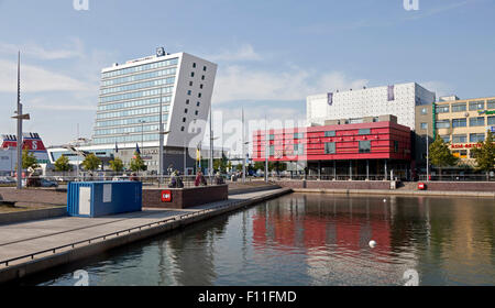 Casinò e costruzione della Stena Line, Schwedenkai, Kiel, Schleswig-Holstein, Germania Foto Stock