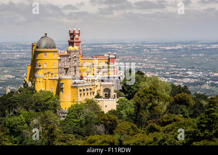 Palacio da Pena, Sintra, Portogallo Foto Stock
