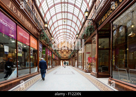 Central Arcade Newcastle upon Tyne Foto Stock