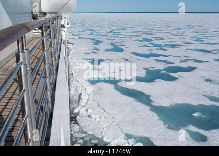 Norvegia, il Mare di Barents, Svalbard, Sjuoyane, sette isole. Northeast-Svalbard Riserva Naturale. (80°57'14' N 21°03'53' E) Foto Stock