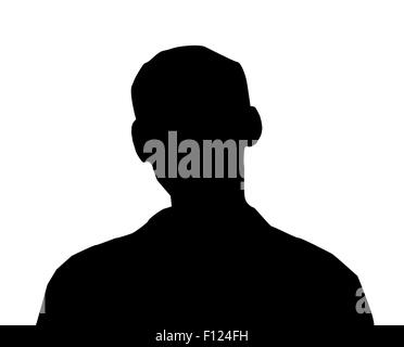 Persona di sesso maschile illustrazione Foto Stock