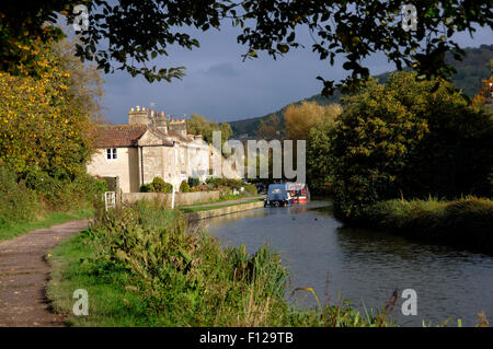 Kennet & Avon Canal Bathampton Somerset REGNO UNITO Foto Stock