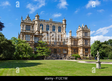 Wollaton Hall, una 16thC Elizabethan country house, Wollaton Park, Nottingham, Inghilterra, Regno Unito Foto Stock