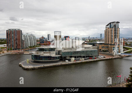 Il Lowry e Salford Quays Manchester Regno Unito Foto Stock