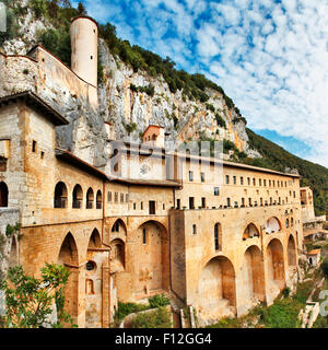 Il monastero di San Benedetto a Subiaco Foto Stock