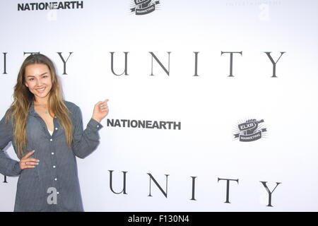 Premiere mondiale lo screening per il documentario "Unity" al direttore's Guild of America - Arrivi con: Lexi Ainsworth dove: Los Angeles, California, Stati Uniti quando: 25 Giu 2015 Foto Stock