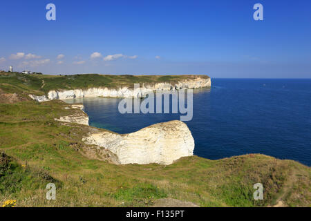 Selwicks Bay, Flamborough Head, East Yorkshire, Inghilterra, Regno Unito. Foto Stock