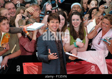 Tom Cruise - Premiere des Spielfilms 'Krieg der Welten' am 14. Juni 2005 im Musical-Theater am Marlene Dietrich-Platz, Potsdamer Foto Stock