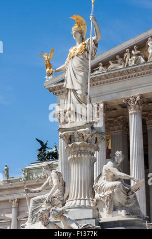 Parlamento austriaco a Vienna Foto Stock