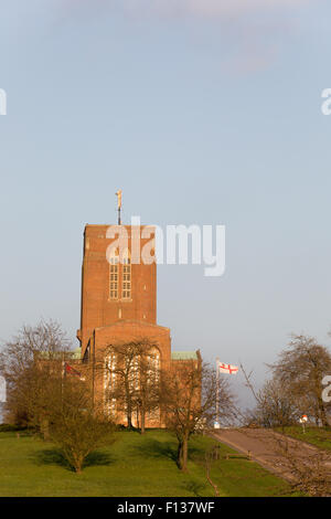 Cattedrale di Guildford nella luce del sole di primavera Foto Stock