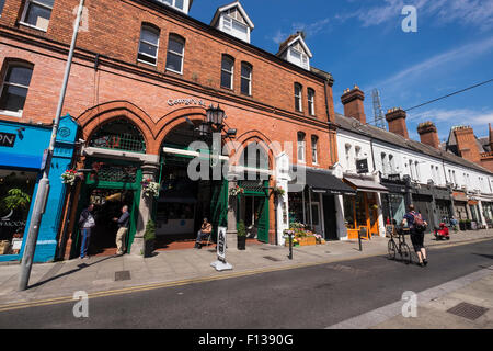 Drury street ingresso al Georges Street Market arcade in Dublino trimestre creativi, Dublino, Irlanda. Foto Stock