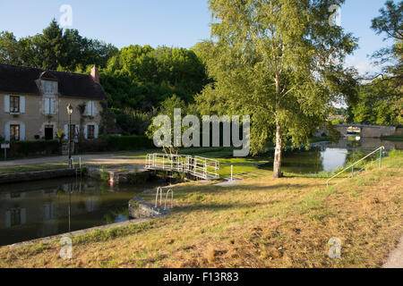 Vie navigabili in Briare, Francia Foto Stock